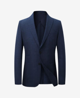 Slim Fit Single Breasted Cashmere Blazer